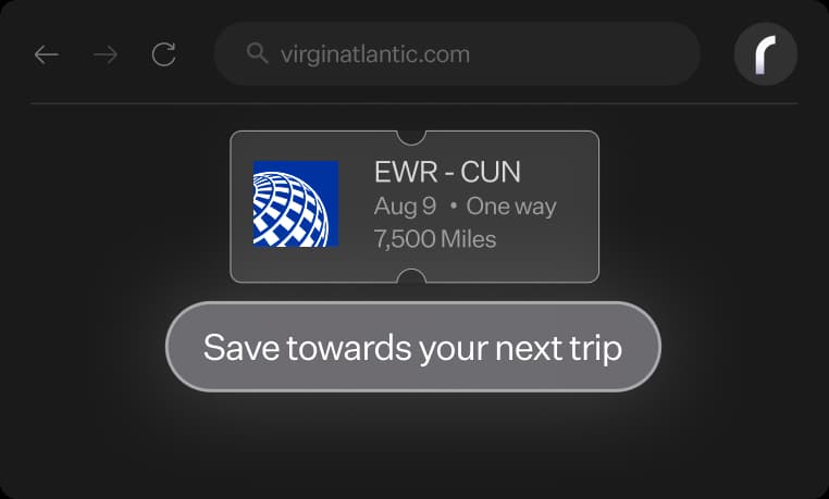 Travel using your miles mockup